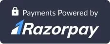 Secure payment powered by Razorpay