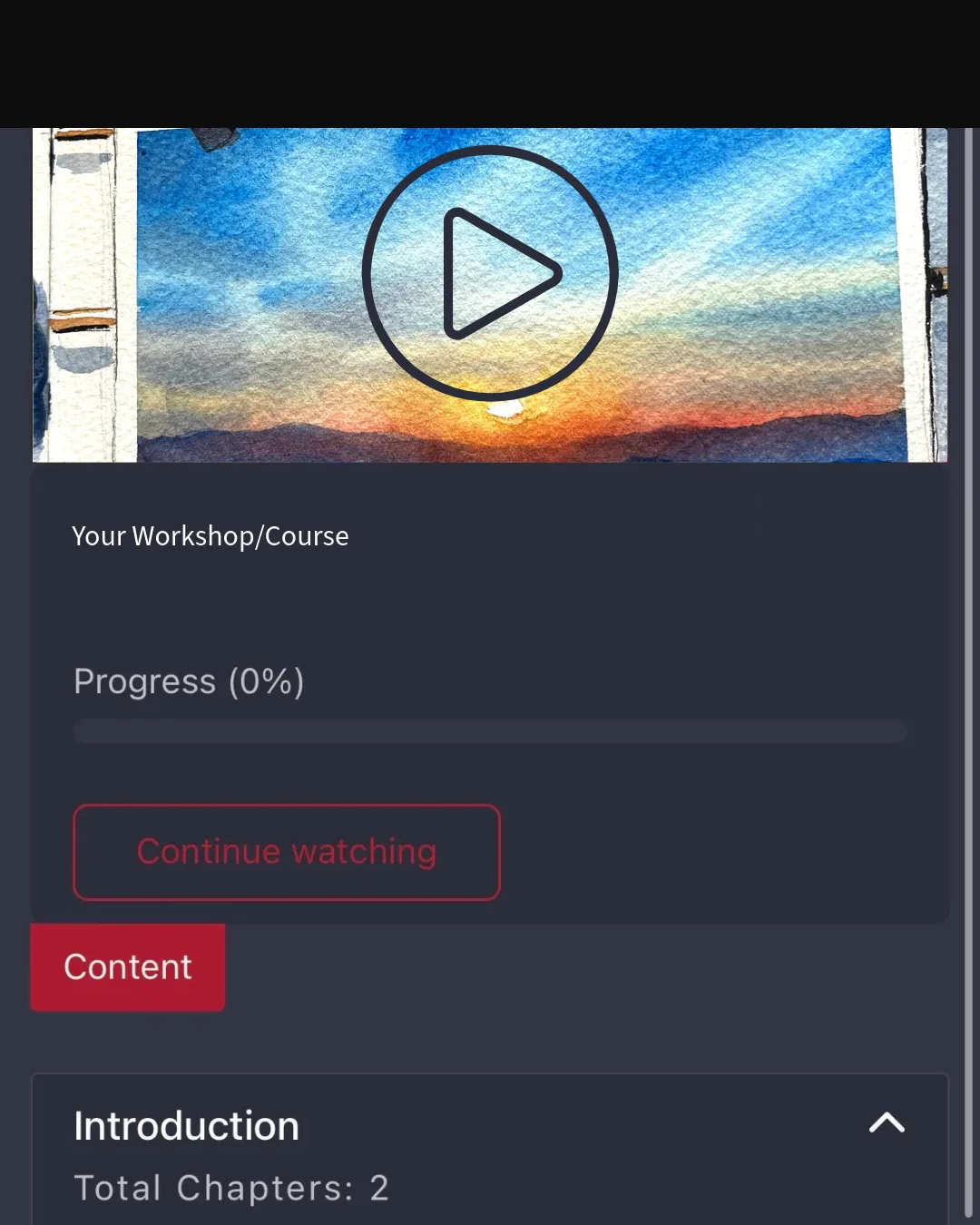 Access dashboard