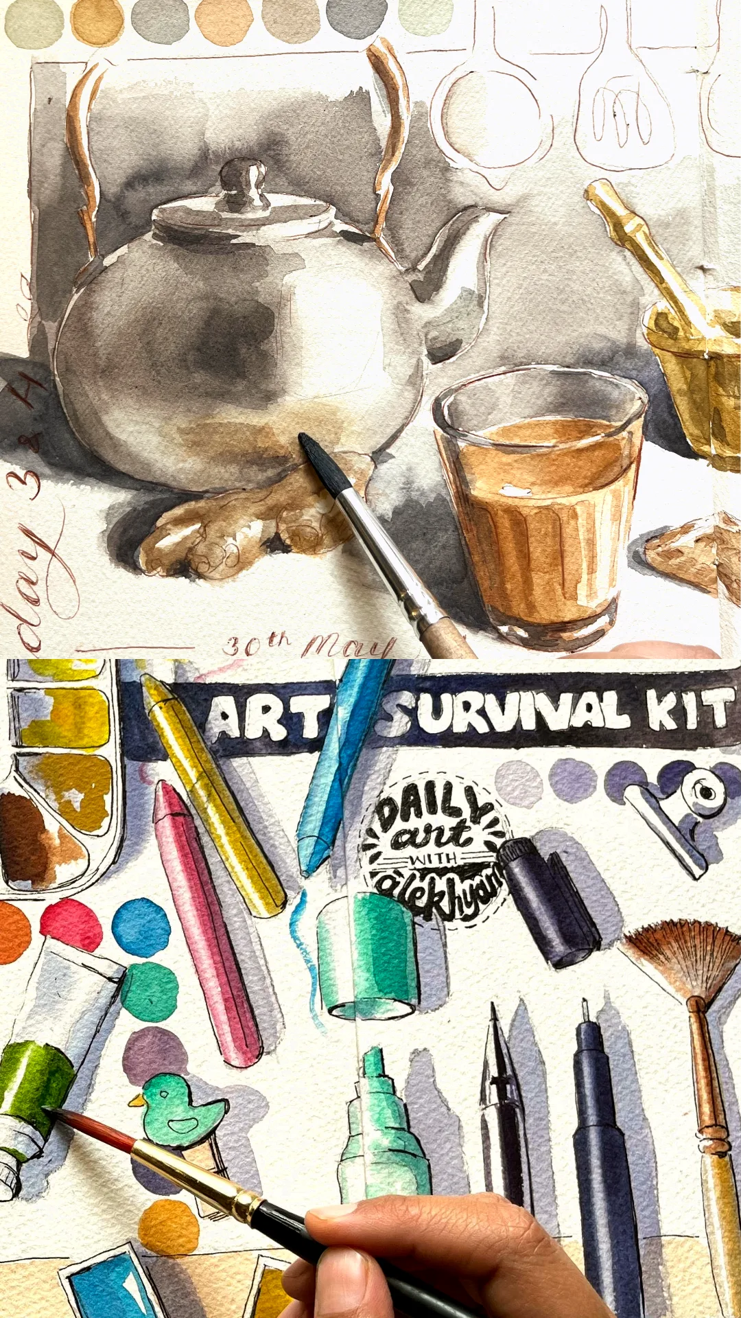 Foundations in sketching and watercolour