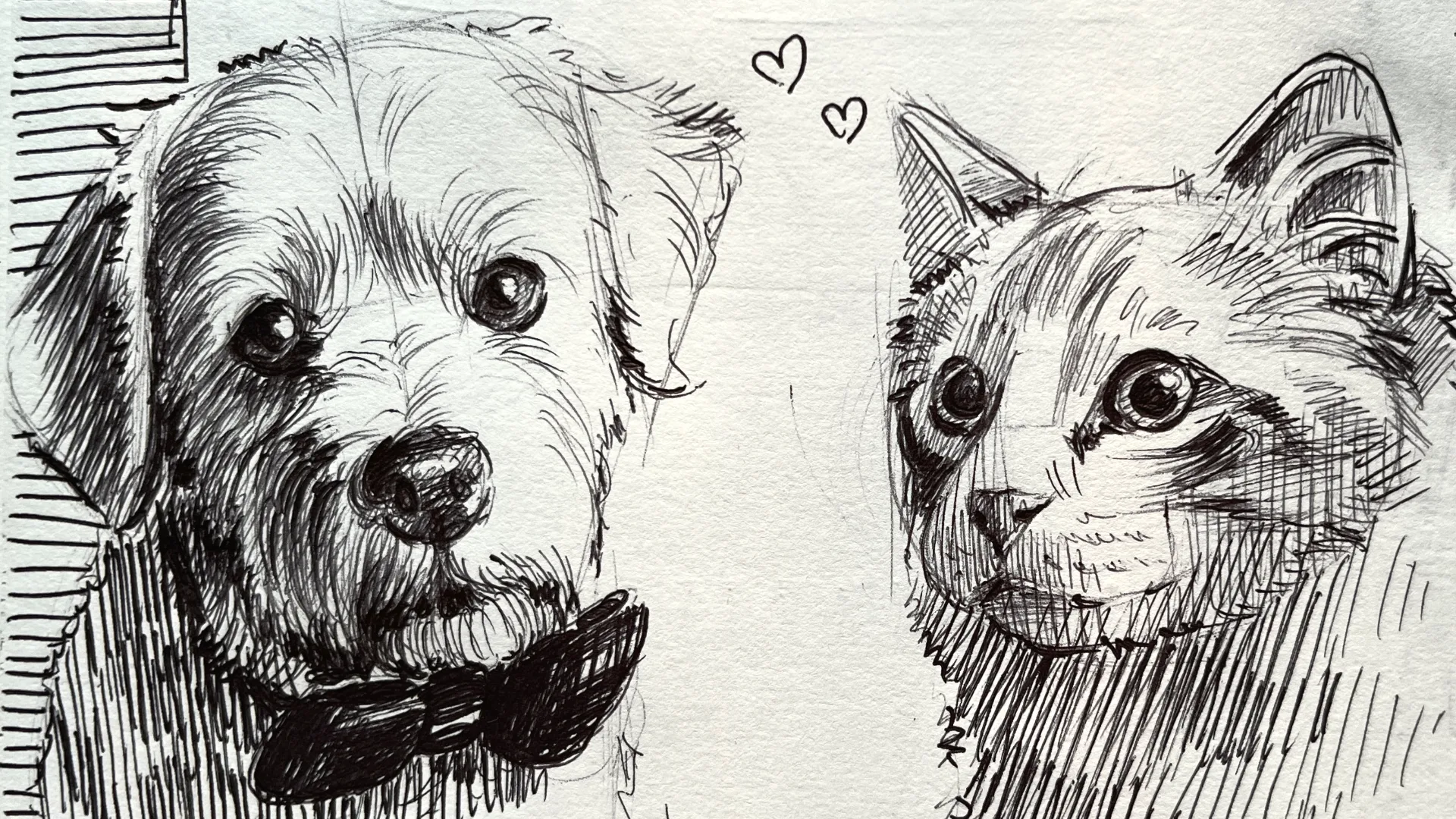 Sketching course sketchbook artwork