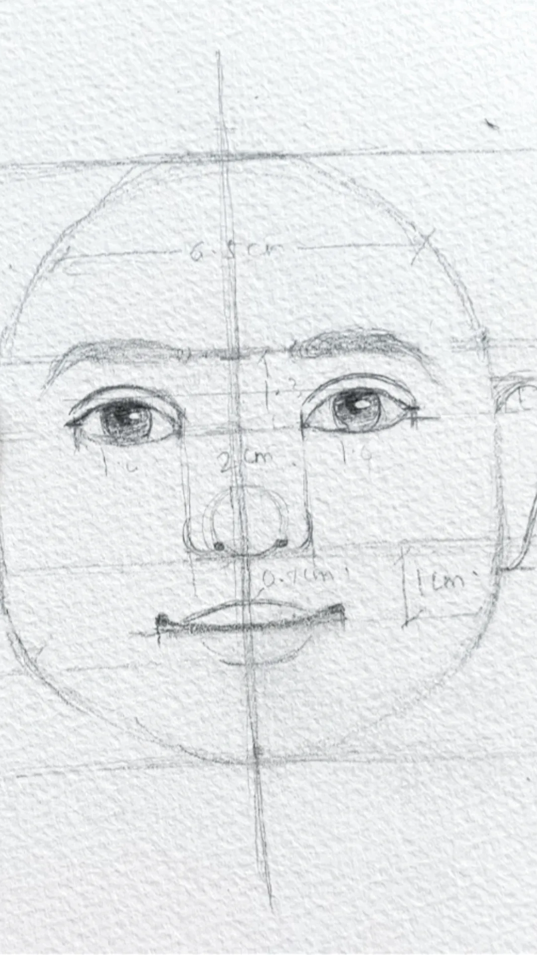 A sketch that starts more balanced preview