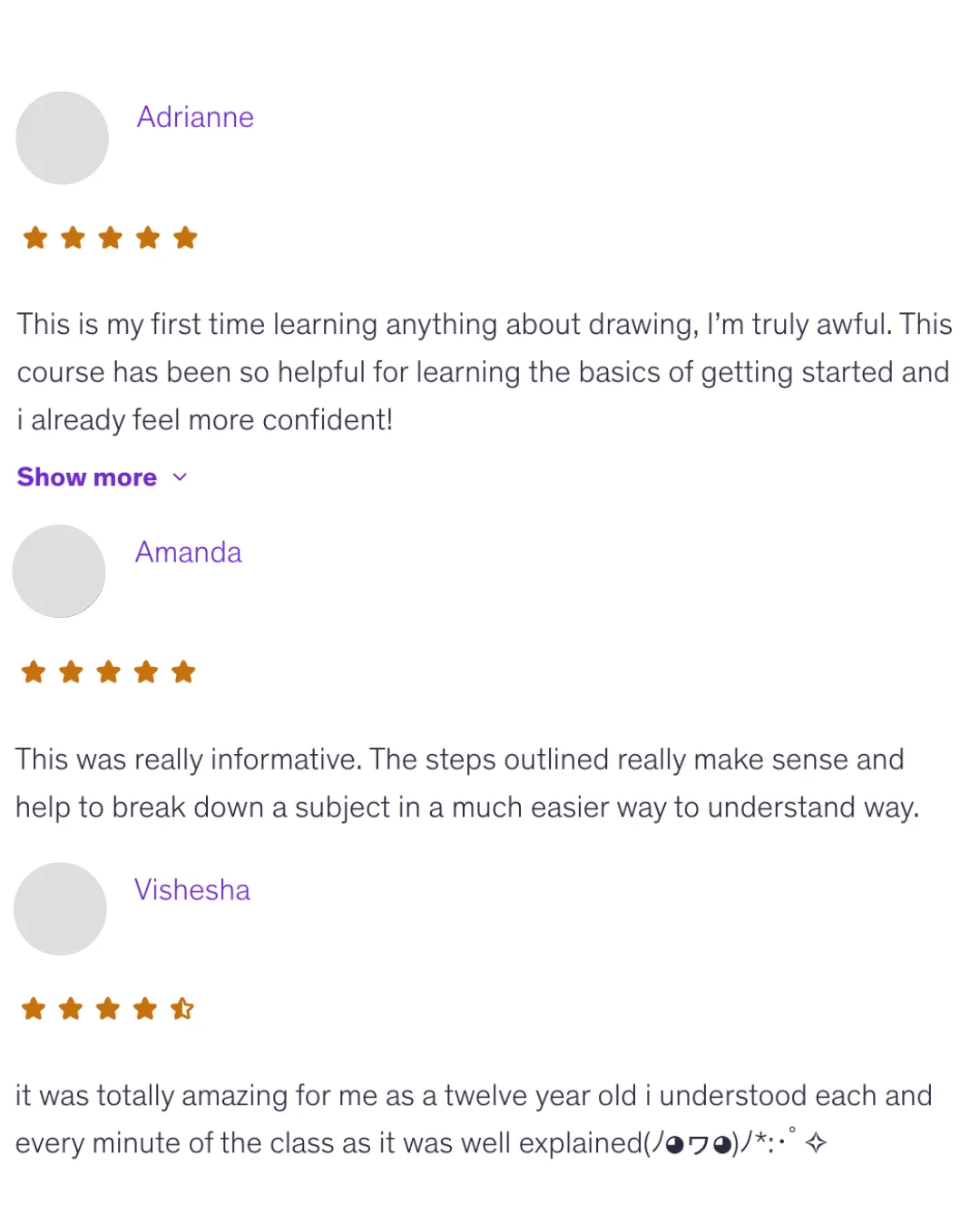 Participant review screenshot 3