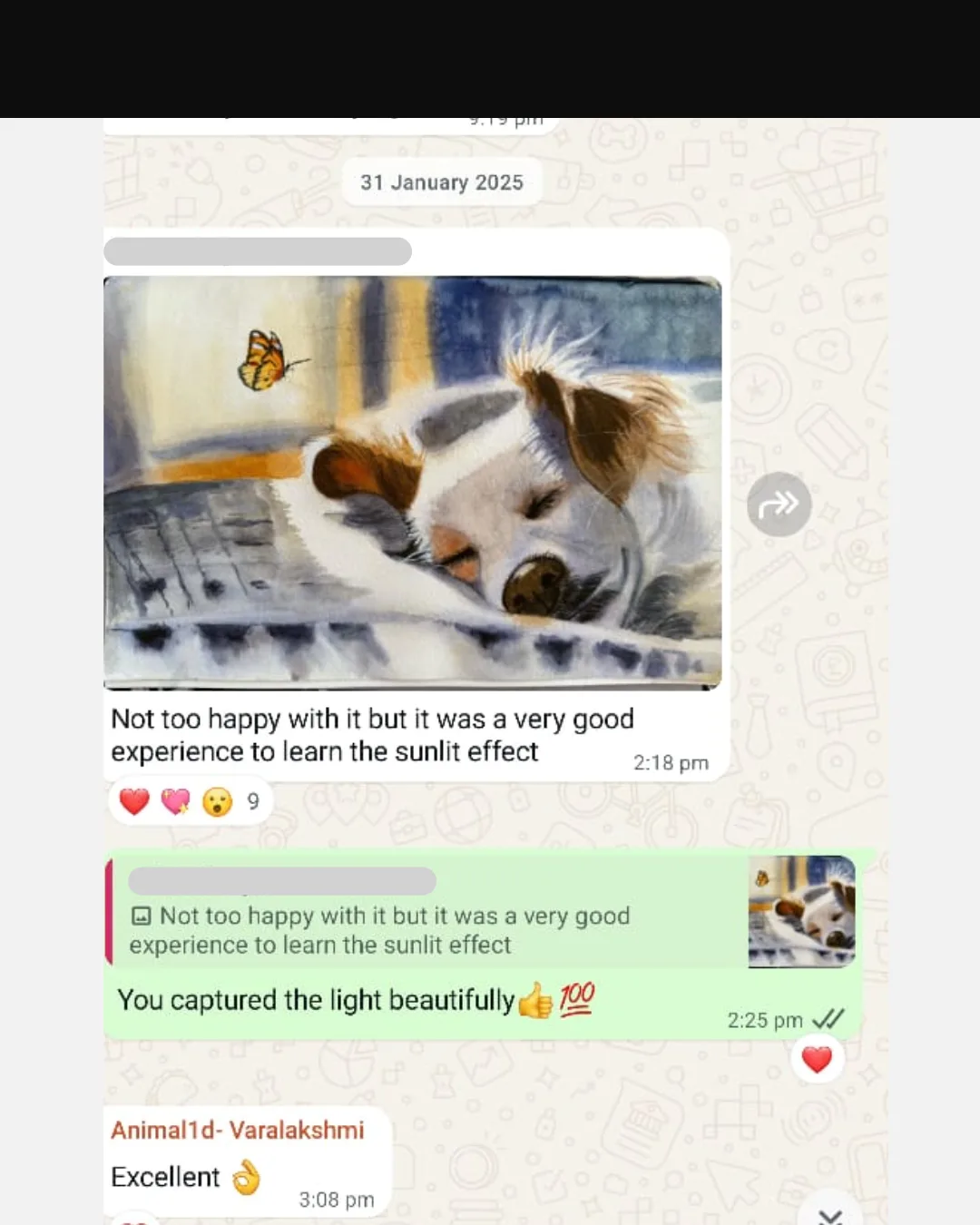 Start painting preview