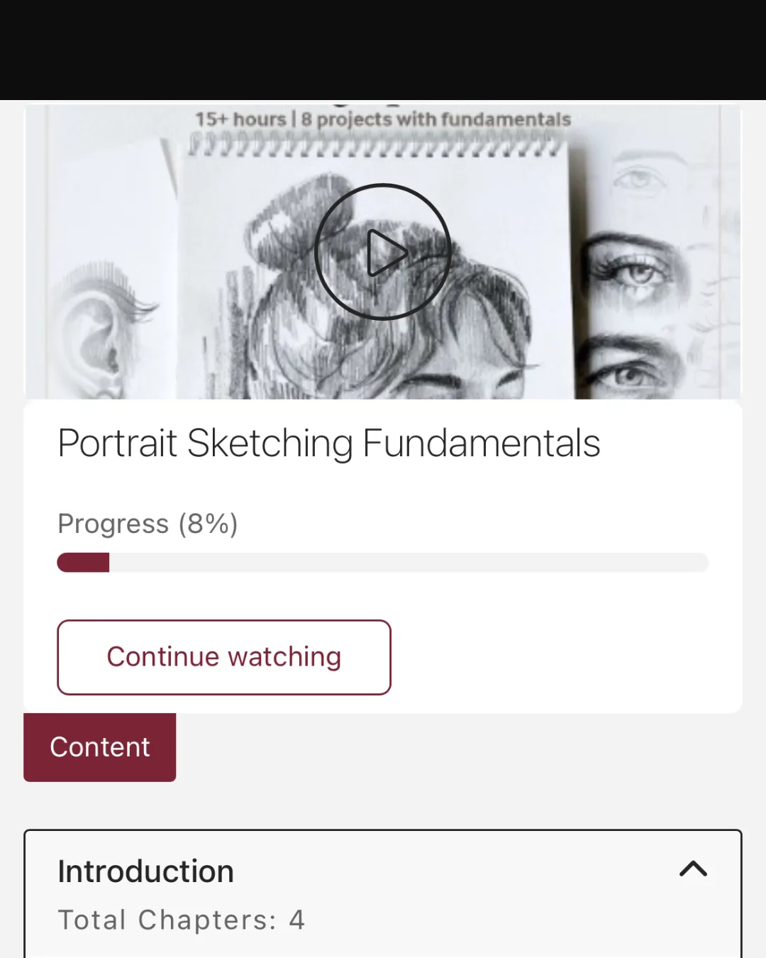 Portrait structure and drawing practice