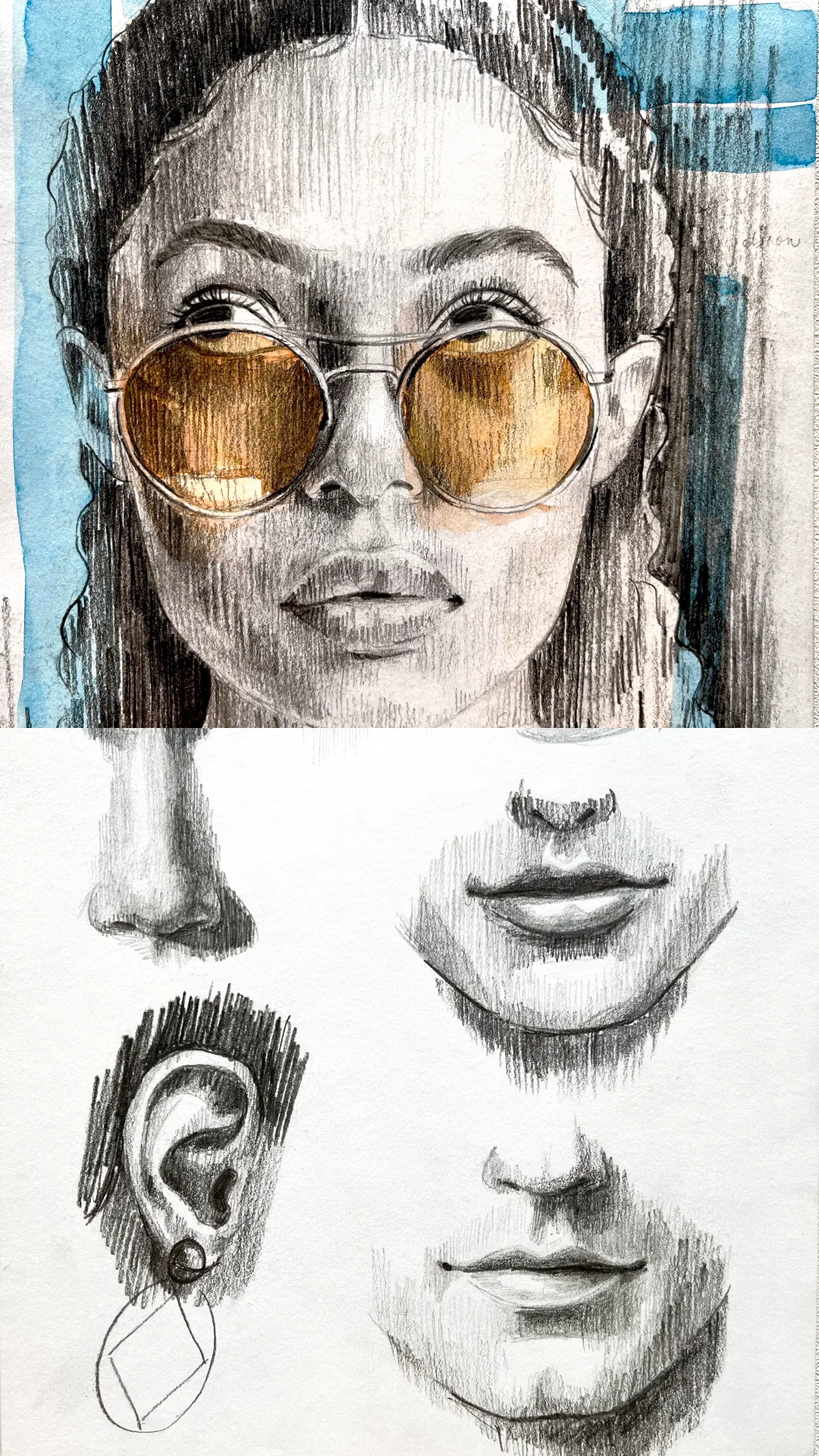 Measurement and proportion portrait preview