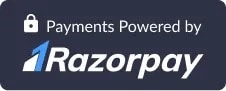Secure payment powered by Razorpay