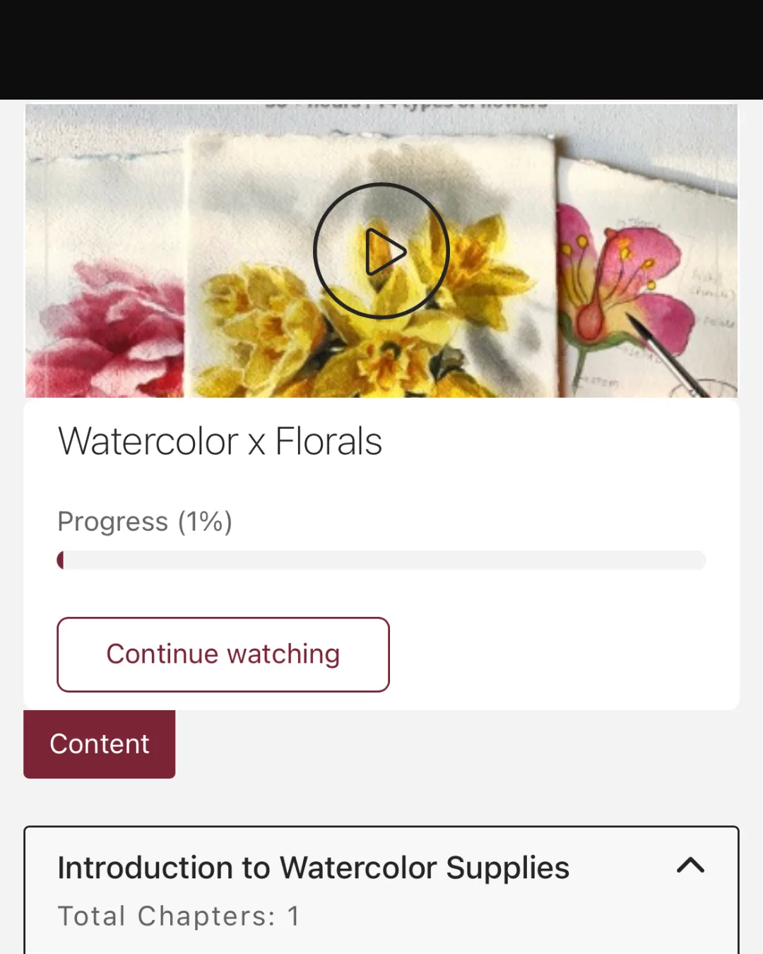 Course dashboard and setup guidance