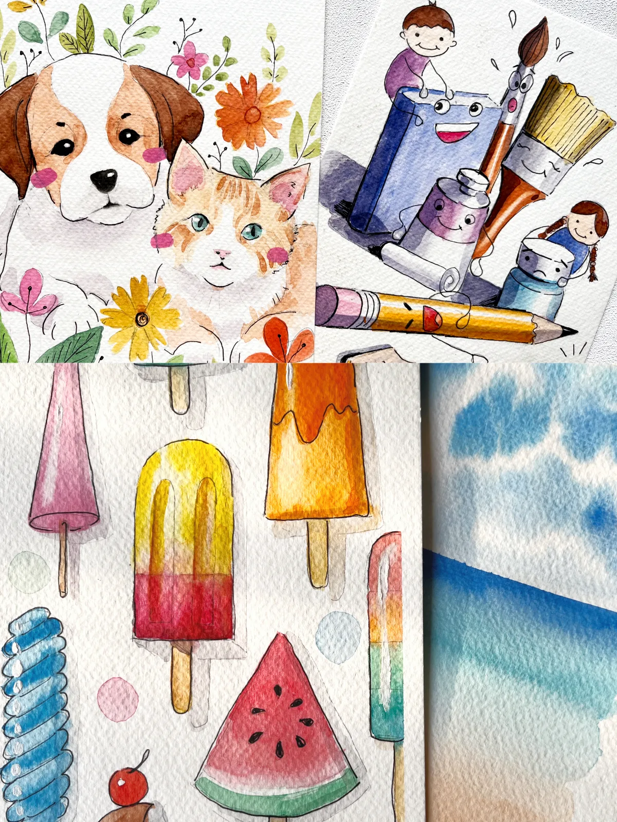 Watercolours Made Easy for Kids