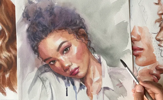 Watercolour and Portraits course thumbnail