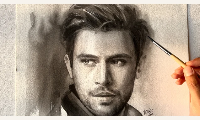 Watercolour Portraits Course